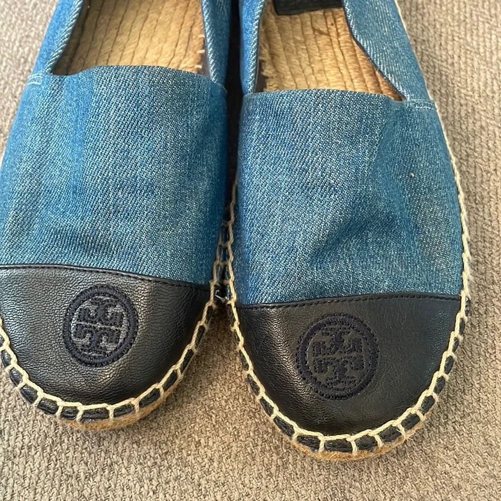 Tory Burch Max Espadrille Flat denim